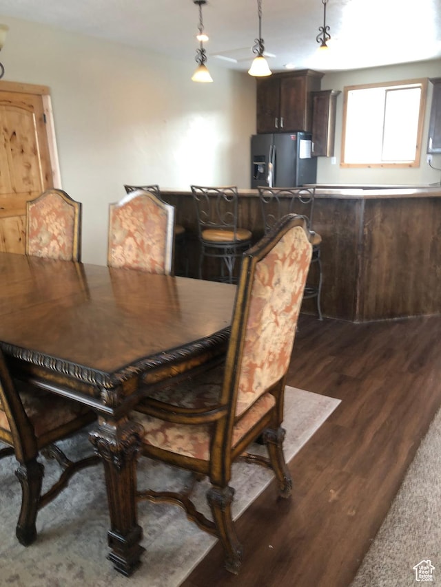 11741 E 14330 N Unit 232, Mount Pleasant, UT 84647 - dining space featuring dark wood-type flooring