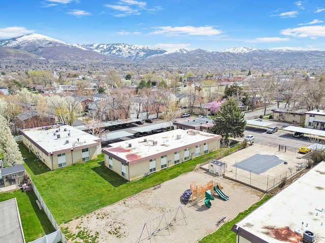 314 W Center St Unit F118, Bountiful, UT 84010 - birds eye view of property with a mountain view and a residential view
