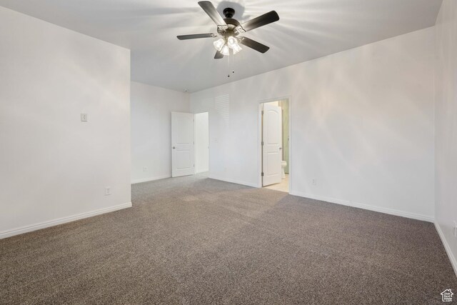 954 N Ocotillo Dr, Washington, UT 84780 - carpeted empty room featuring a ceiling fan and baseboards