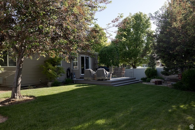 1751 E 1130 S, Spanish Fork, UT 84660 - view of yard featuring a deck