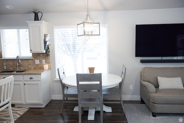 1751 E 1130 S, Spanish Fork, UT 84660 - dining area featuring baseboards and dark wood-type flooring