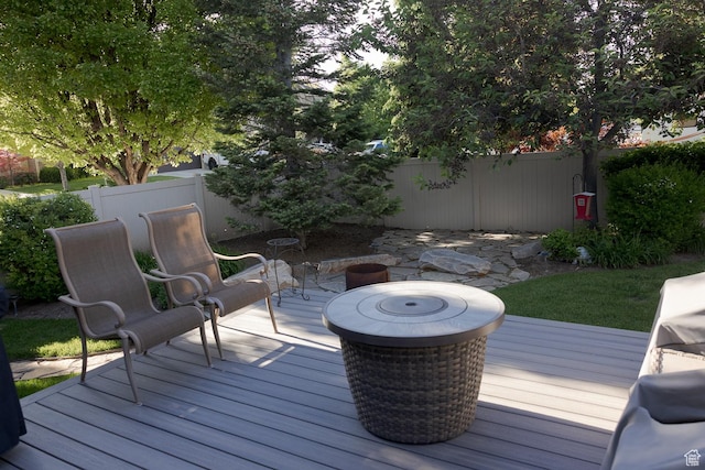 1751 E 1130 S, Spanish Fork, UT 84660 - deck with a fenced backyard