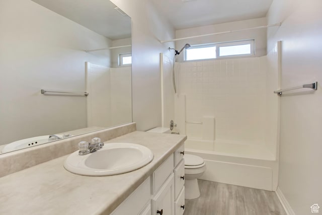 1494 E 1300 S, Provo, UT 84606 - full bathroom with vanity, washtub / shower combination, and wood finished floors