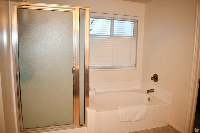 148 N Walton Ct W, North Salt Lake, UT 84054 - bathroom with a stall shower and a garden tub