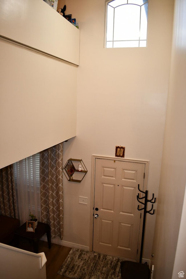 148 N Walton Ct W, North Salt Lake, UT 84054 - entrance foyer featuring baseboards and wood finished floors