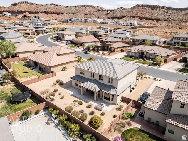2691 E 3800 S, St George, UT 84790 - birds eye view of property featuring a mountain view and a residential view
