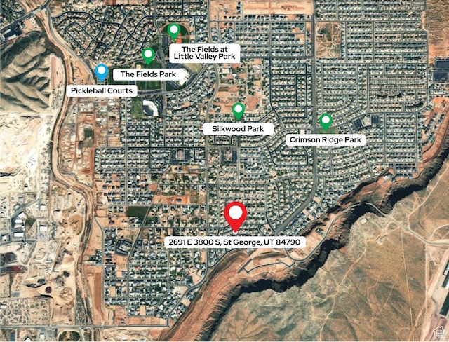 2691 E 3800 S, St George, UT 84790 - map location