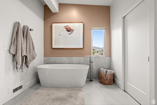 828 E Northcrest Dr, Salt Lake City, UT 84103 - bathroom with visible vents and a soaking tub