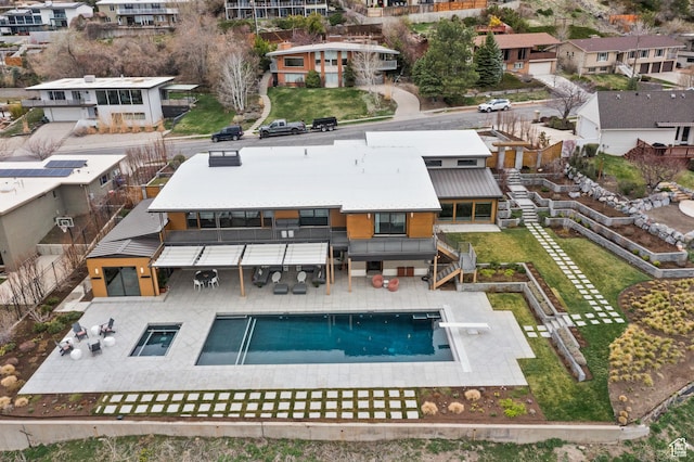 828 E Northcrest Dr, Salt Lake City, UT 84103 - aerial view featuring a residential view