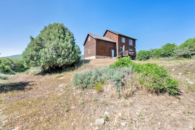8374 E Lake Pines Dr Unit 269, Heber City, UT 84032 - view of home's exterior featuring a deck