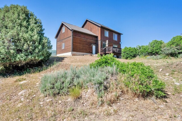 8374 E Lake Pines Dr Unit 269, Heber City, UT 84032 - rear view of property with a deck