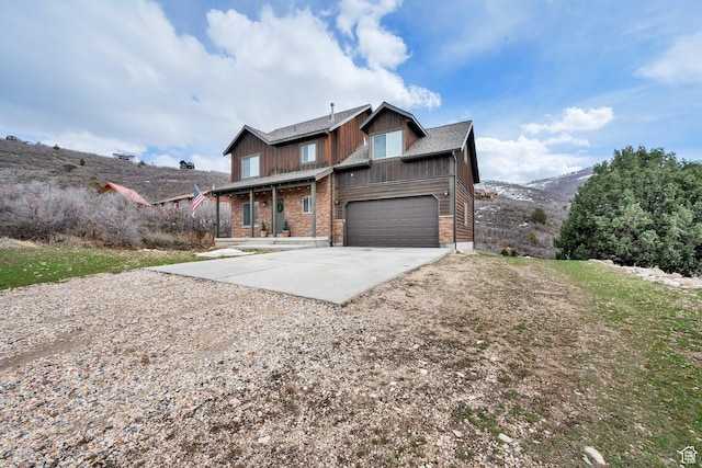 8374 E Lake Pines Dr Unit 269, Heber City, UT 84032 - view of front of house with covered porch, an attached garage, and concrete driveway