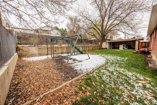 30 N 1300 E, Springville, UT 84663 - view of yard featuring a fenced backyard and a playground