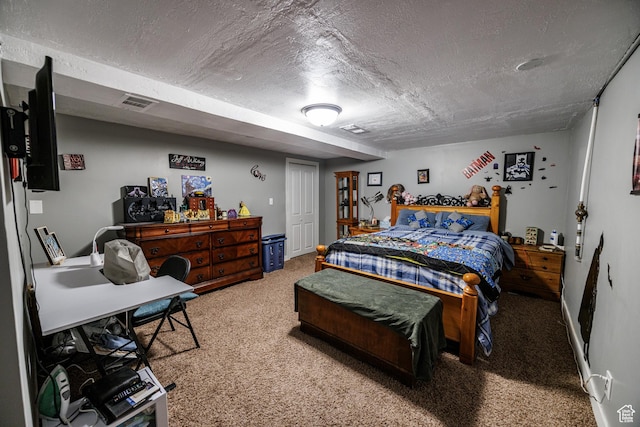 30 N 1300 E, Springville, UT 84663 - bedroom with visible vents, carpet, and a textured ceiling
