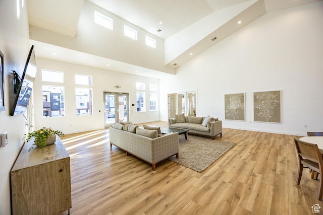 3951 W 1450 N Unit 269, Lehi, UT 84043 - living room with visible vents, baseboards, and light wood-type flooring