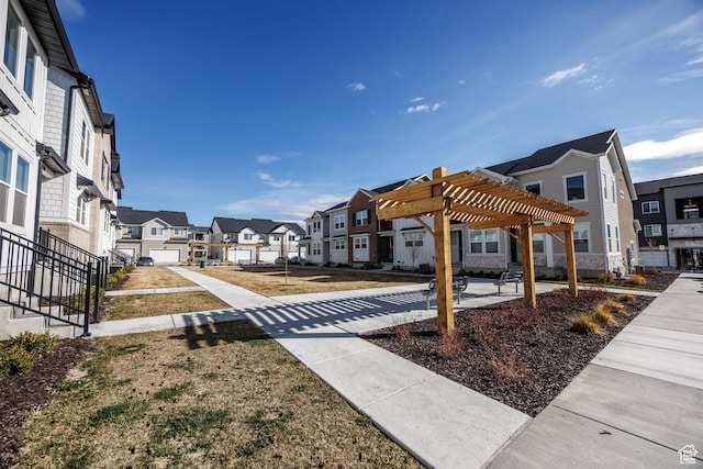 3951 W 1450 N Unit 269, Lehi, UT 84043 - surrounding community with a residential view and a pergola