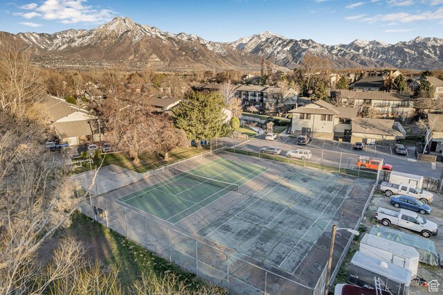 4667 S Black Swan Dr, Millcreek, UT 84117 - birds eye view of property with a mountain view
