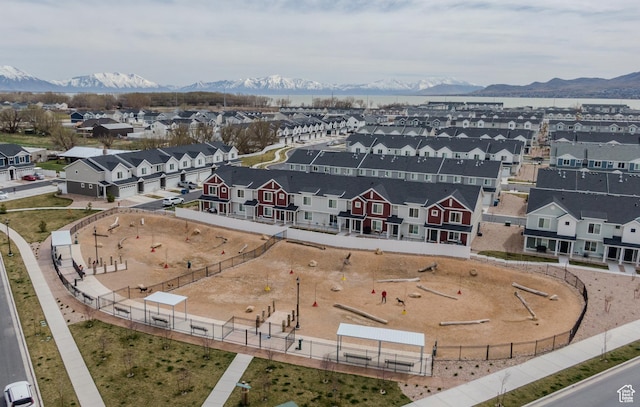1088 E Propeller Row, Saratoga Springs, UT 84045 - birds eye view of property with a residential view and a mountain view