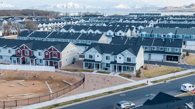 1088 E Propeller Row, Saratoga Springs, UT 84045 - birds eye view of property with a mountain view and a residential view