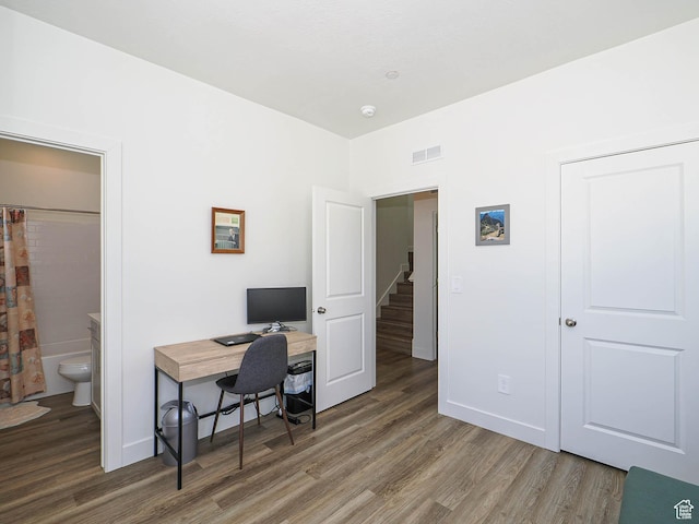 10638 S Pipestone Way W Unit 136, South Jordan, UT 84009 - home office with wood finished floors and baseboards