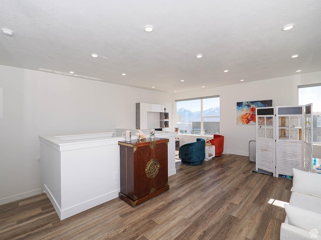 10638 S Pipestone Way W Unit 136, South Jordan, UT 84009 - living area with wood finished floors, recessed lighting, and baseboards