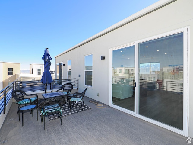 10638 S Pipestone Way W Unit 136, South Jordan, UT 84009 - view of patio / terrace with a balcony