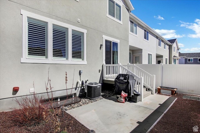 5197 W Copeland Dr S, Herriman, UT 84096 - view of patio with fence and cooling unit