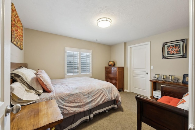 bedroom with carpet floors