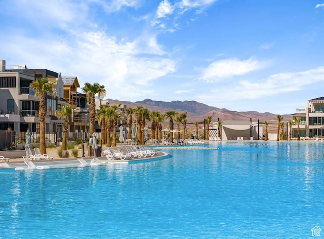 875 W Akoya Pearl St Unit 303, St George, UT 84790 - community pool featuring fence and a mountain view