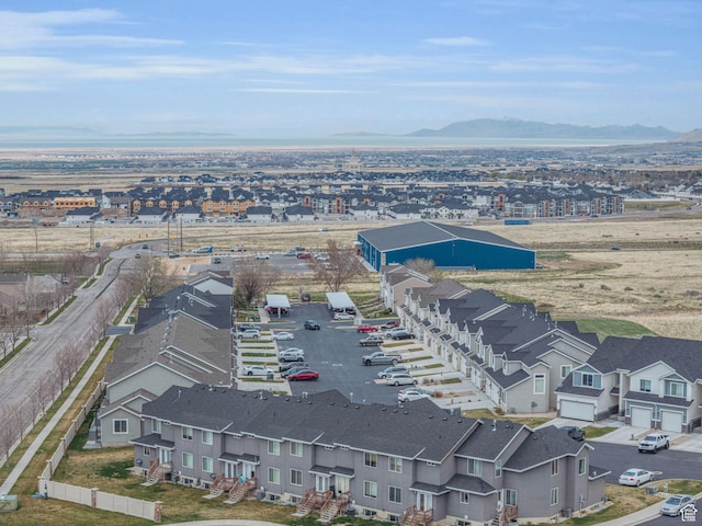 864 N Gleneagles Ct W, Tooele, UT 84074 - bird's eye view featuring a mountain view and a residential view