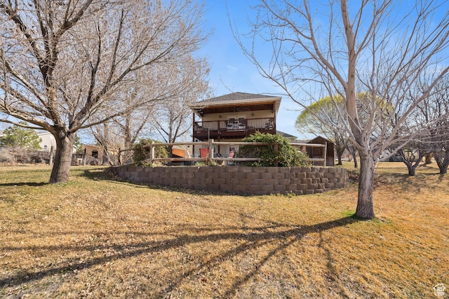 98 E Mt Peale Dr, Moab, UT 84532 - view of yard