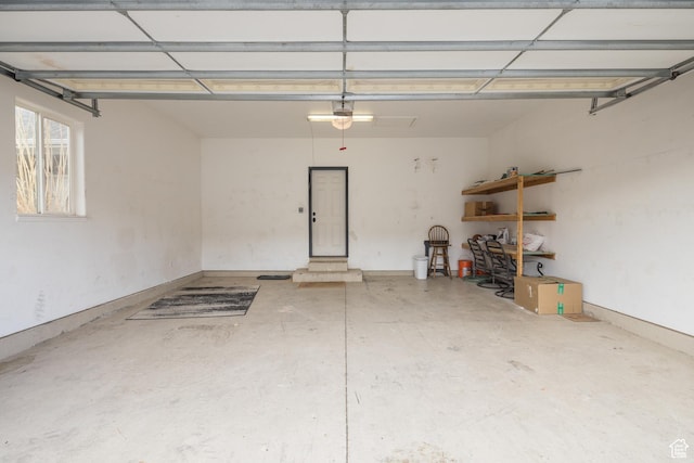 98 E Mt Peale Dr, Moab, UT 84532 - garage featuring a garage door opener