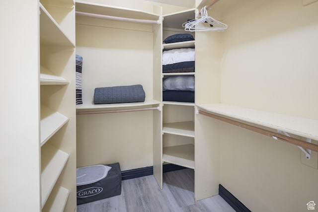 98 E Mt Peale Dr, Moab, UT 84532 - spacious closet with wood finished floors