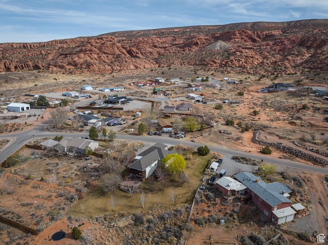 98 E Mt Peale Dr, Moab, UT 84532 - bird's eye view with a mountain view