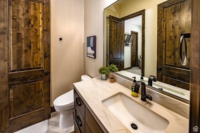 5024 W Nashoba Trl Unit 74, Hurricane, UT 84737 - full bath featuring tile patterned floors, toilet, a shower, and vanity