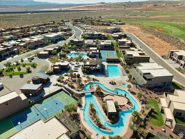 5024 W Nashoba Trl Unit 74, Hurricane, UT 84737 - drone / aerial view with a mountain view