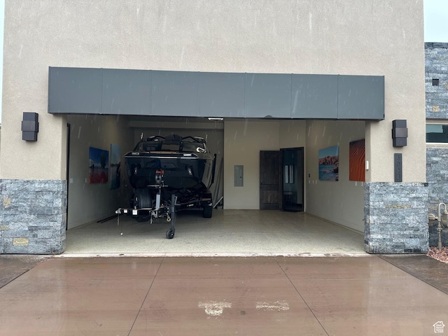 5024 W Nashoba Trl Unit 74, Hurricane, UT 84737 - garage featuring electric panel