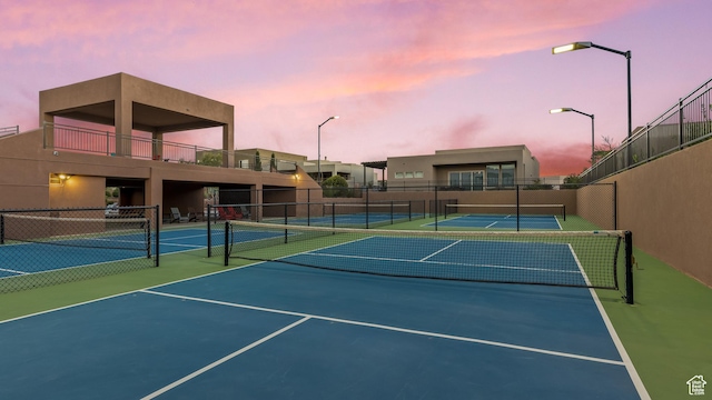5024 W Nashoba Trl Unit 74, Hurricane, UT 84737 - view of tennis court with fence
