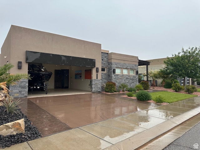 5024 W Nashoba Trl Unit 74, Hurricane, UT 84737 - contemporary house with stone siding and stucco siding