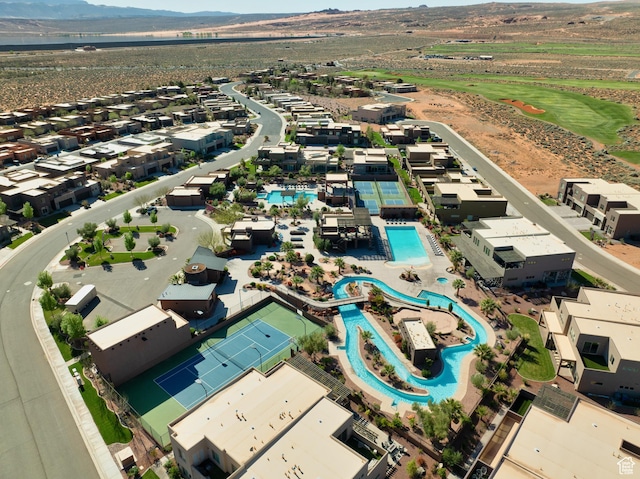 5024 W Nashoba Trl Unit 74, Hurricane, UT 84737 - drone / aerial view featuring a mountain view
