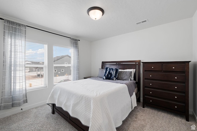 988 E Harrier St N, Eagle Mountain, UT 84005 - bedroom featuring baseboards, light colored carpet, and visible vents
