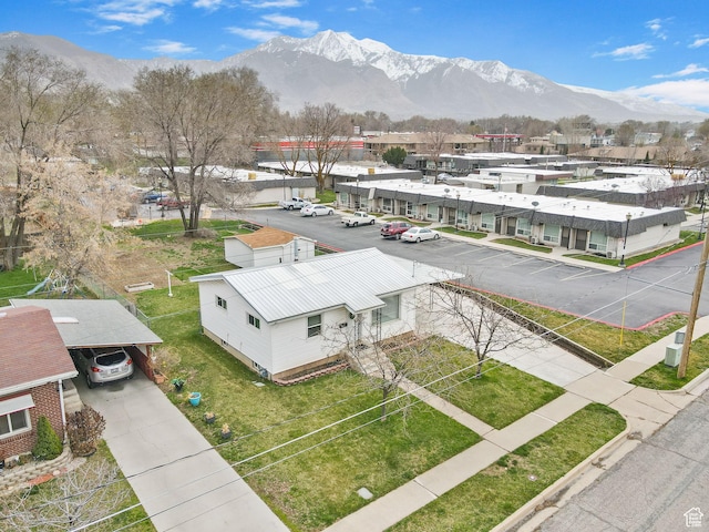 510 S Grant E, Ogden, UT 84404 - birds eye view of property with a residential view and a mountain view