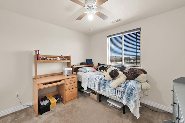 6007 W Jargon Way, Salt Lake City, UT 84118 - bedroom featuring baseboards, light colored carpet, and visible vents