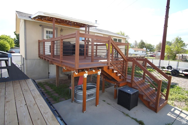 7598 S 2290 W, West Jordan, UT 84084 - view of jungle gym featuring a deck and a patio