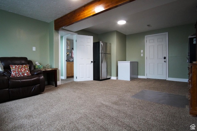 7598 S 2290 W, West Jordan, UT 84084 - carpeted living area featuring baseboards