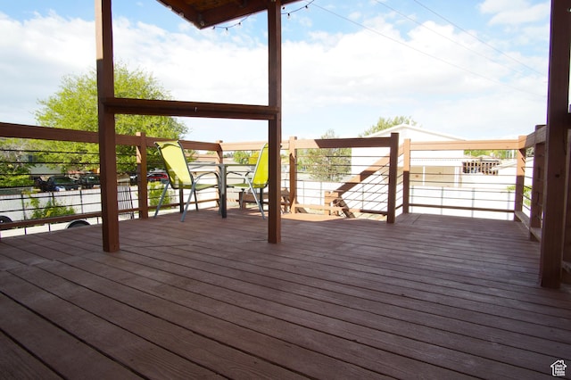 7598 S 2290 W, West Jordan, UT 84084 - view of wooden deck