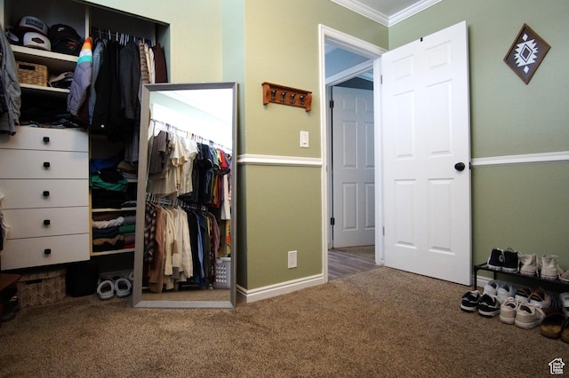 7598 S 2290 W, West Jordan, UT 84084 - carpeted bedroom with crown molding and baseboards
