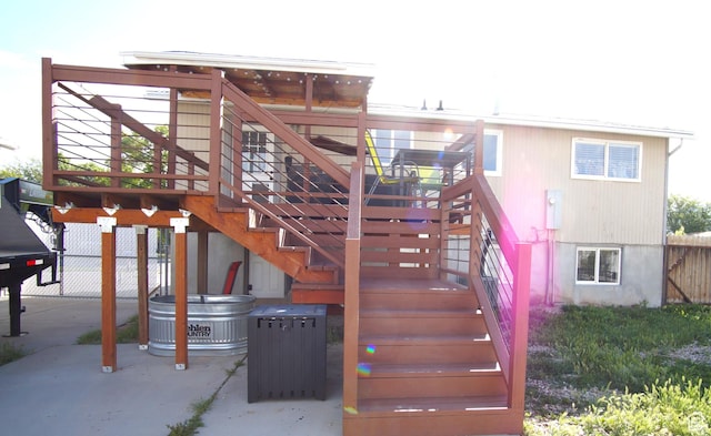7598 S 2290 W, West Jordan, UT 84084 - view of patio with stairway