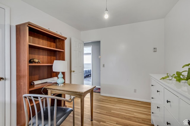 1055 E Chevy Chase Dr S, Murray, UT 84117 - office featuring baseboards and light wood-style flooring