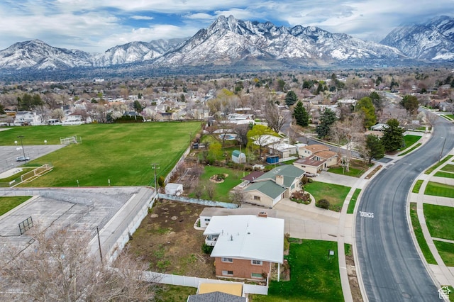 1055 E Chevy Chase Dr S, Murray, UT 84117 - birds eye view of property featuring a residential view and a mountain view